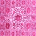 thumbnail image 1 of Ahgly Company Indoor Square Abstract Pink Modern Area Rugs, 6' Square, 1 of 4