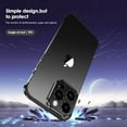 thumbnail image 3 of Compatible with iPhone 15 Plus Case with Camera Lens Protector, Aluminum Metal Frameless, Borderless Design, Slim Thin & Lightweight, Shockproof Bumper Cover, for Women and Men (Black), 3 of 14
