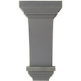 thumbnail image 3 of Ekena Millwork 7"W x 7 3/4"D x 14"H Jumbo Jefferson Wood Vintage Decor Corbel, Pebble Grey, 3 of 6