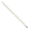 thumbnail image 3 of Auriga 925 Sterling Silver White Pearl Bracelet 7.25inch for Women, 3 of 6