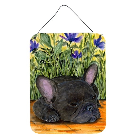 French Bulldog Aluminium Metal Wall or Door Hanging Prints
