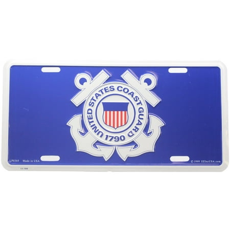 Rush Industries US Coast Guard Logo License Plate