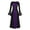 Purple, variant on Women's Victorian Dress Flare Sleeve Renaissance Medieval Vintage Gothic Dresses with Corset Patchwork Ball Gown