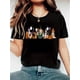 thumbnail image 1 of 2025 Halloween Dog And Ghost Pumpkin Pattern T-Shirt For Adults - Casual Cotton Fabric With Round Neck, Elasticity, And Halloween-Themed Design For Summer Season, 1 of 6