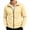 Beige, variant on Mens Full Zip Jackets Soft Stretch Fleece Long Sleeve Slim Fit Warm Coats For Active Casual & Layering Wear