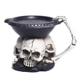 thumbnail image 2 of Portavelas de Halloween Soledad Difusor de aceites esenciales Soporte de luz de té esqueleto, 2 of 10