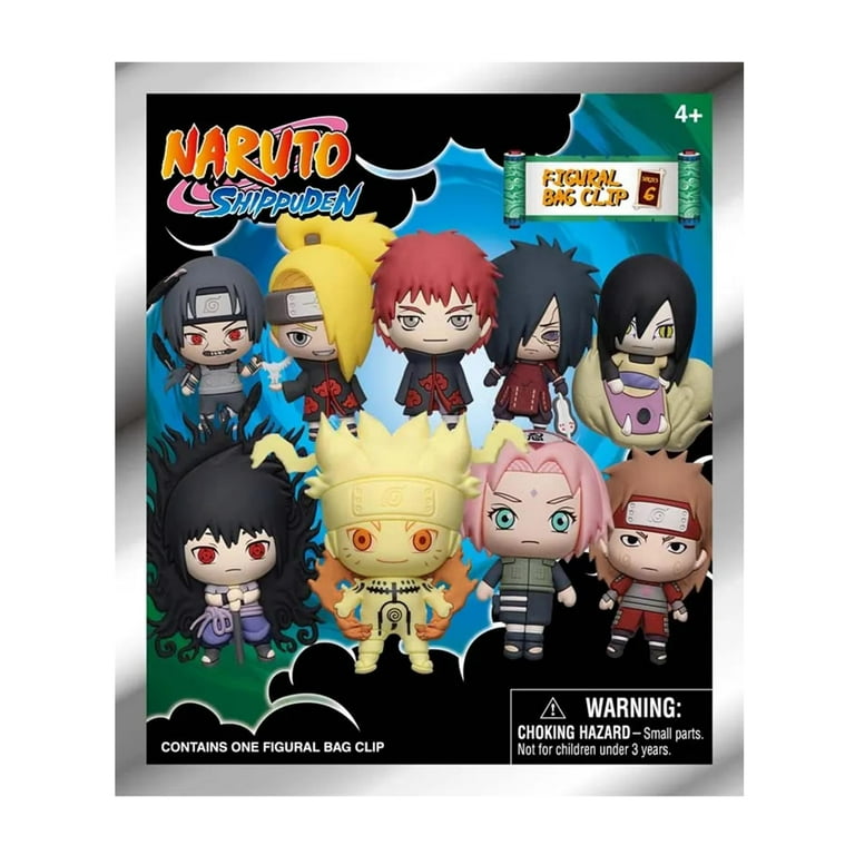 Monogram Naruto Shippuden Series 6 3D Foam Bag Clip Keychain