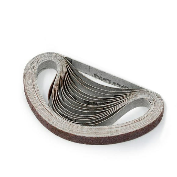 10pcs 10x330mm Abrasive Sanding Belts 120 Grit Sanding Grinding Polishing Tools for Sander Power Rotary Tools
