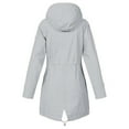 thumbnail image 4 of Xingqing Veste Épaisse à Capuche pour Femmes Manches Longues Design Coupe-Vent, 4 of 4