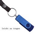 thumbnail image 4 of Paquete de 5 memorias USB ENUODA de 32 GB, memorias USB 2.0 de alta velocidad de metal giratorio multicolor (rojo, verde, negro, azul, morado), 4 of 5
