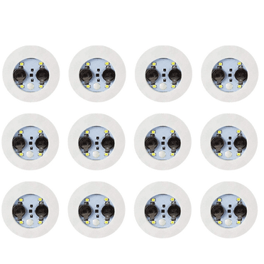 ACDANC 12Pcs Coasters,Flashing Drink Coasters,Fun LED Coasters for Bar Mat