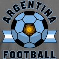 thumbnail image 3 of CafePress - Argentina Football T Shirt - Mens Comfort Colors Shirt, 3 of 5