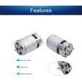thumbnail image 3 of HUGFEGWE 18V DC Motor 20500RPM Round Shaft High Torque Electric Motor for DIY Electric/Electronic Projects, Drills, Robots, RC Vehicals, Remote Controlled Cars/Robot, Saw Repair/Replacement Engine, 3 of 6
