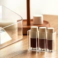 thumbnail image 4 of Plastic Cosmetics Storage Box Transparent Portable Mirror Cabinet Case for Bedroom, 4 of 5