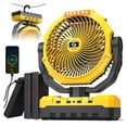 thumbnail image 1 of Ventilador portátil para acampar Korbot, 36000 mAh, recargable, 150 horas, 1 of 7