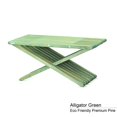 thumbnail image 1 of GloDea XQLT45YPAG Patio Living Table, Alligator Green, 1 of 2
