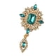 thumbnail image 3 of Joyería del banquete de boda del broche de cristal del diamante de imitación de moda Zulema Broche, 3 of 7