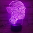 thumbnail image 1 of Lámpara nocturna 3D Illusion Anime Decor Gollums Lord of Rings, 1 of 1