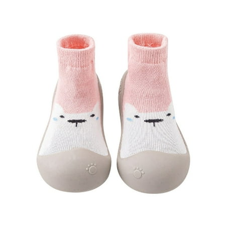 

Toddler Prewalker Floor Shoes Ondoor Walking Shoes Non-Slip Soft Soled Newborn Baby Unisex