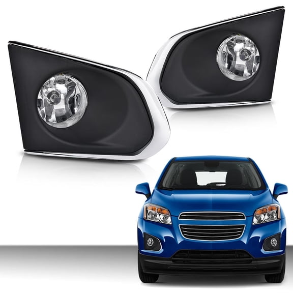PIT66 Clear Fog Lights Bumper Lamps Fit For 2015 2016 Chevy Trax LS LT LTZ Left Right Fog Lamps