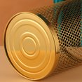 thumbnail image 2 of Toystoory El cubo de basura de metal dorado añade un toque de elegancia a la habitación. Bote de basura dorado de metal de gran capacidad. Suministros de limpieza para el hogar Oro, 2 of 6