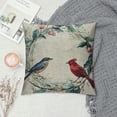 thumbnail image 2 of BCIIG Birds Branch Flowers Decorative Throw Pillow Cover for Home Couch Living Room Bed Sofa - High-Quality Spring Graphic Print on Both Sides - 1PC 18x18in, 2 of 5