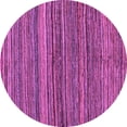 thumbnail image 1 of Ahgly Company Indoor Round Abstract Purple Modern Area Rugs, 3' Round, 1 of 4