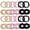 Multicolored01, variant on 24 Pieces Satin Silk Scrunchies - Elastic Hair Bands, Hair Ties, Ponytail Holders, and Hair Decor in Lovely Colors for Women and Girls