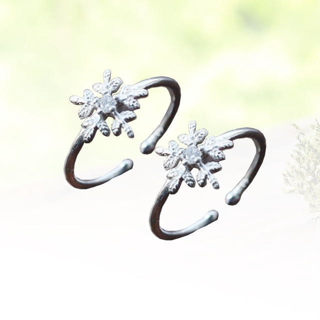 Greenadscape 2Ud Anillo De Mujer En Con Y Zirconia Para