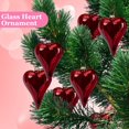 thumbnail image 4 of Adornos de cristal LFUTARI en forma de corazón para el día de San Valentín, 8 cm, 6 unidades, 4 of 7