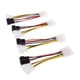 thumbnail image 2 of 4x -Splitter Cable De Ventilador 1 A 4x3pin Ajuste La 12V 5V Para PC, 2 of 9