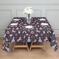 thumbnail image 3 of Fantasy Princess Unicorn Pattern Square Tablecloth,Waterproof Square Table Cover,Wipeable Spillproof Washable Table Cover for Home Kitchen Party Decor 60"x60"(152x152cm), 3 of 6