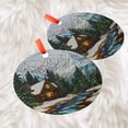 thumbnail image 3 of Mountain Range Ornament Suncatcher, Cabin on The Lake Suncatcher, Window Hangings For Garden, Gift for her, House decor, 2025, Holiday Decoration, 2025, Seasonal Holiday Decor,, 3 of 5