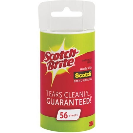 Scotch-Brite Lint Roller Refill Roll 56 ea (Pack of 6)