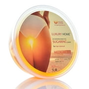Sugaring Paste "Luxury HOME" - (MEDIUM (all purpose paste) Organic Hair Removal - Long Lasting Sugar Wax, Easy to Use & Safe
