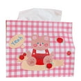 thumbnail image 1 of Tissue Cover Cute Cartoon Faux Leather Tissue Holder Tissue Box Cover for Home, 1 of 10