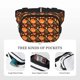 thumbnail image 5 of Balery Autumn Pumpkin Mochila Cinturón para Mujeres y Hombres, Bolsa de Cintura Impermeable de Doble Capa con Correa, 5 of 9