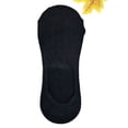 thumbnail image 5 of AWASD 1Pairs No Show Socks for Women Comfy Solid Socks Women's No Show Cut Socks Thin Breathable Retro Non Cushion Outdoors Running Hiking Casual No Show Socks Color Black One Size, 5 of 5