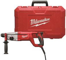 MILWAUKEE Rotary Hammer Drill 1 in SDS D-Handle Depth Rod Side Handle Case 