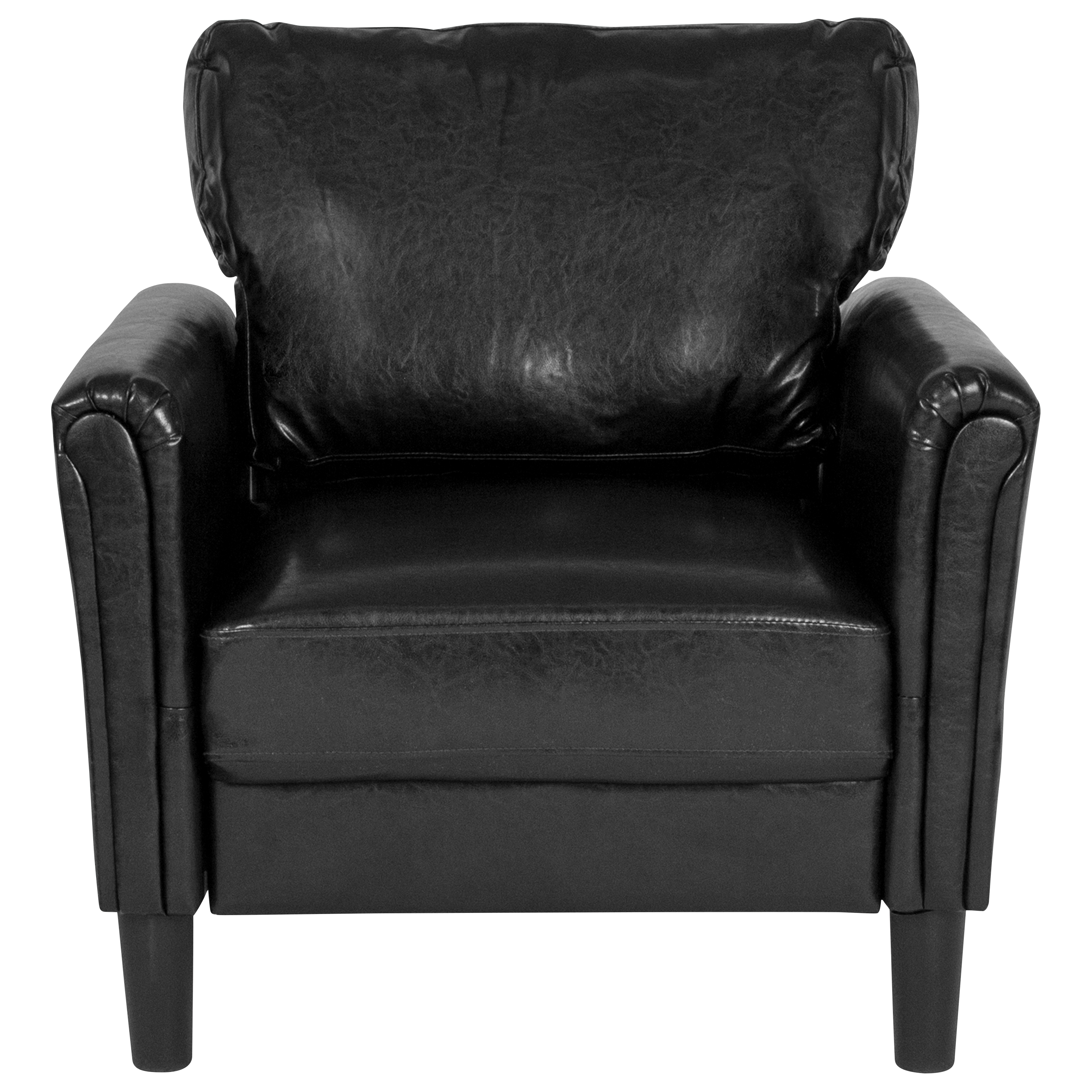 Flash Furniture Bari Upholstered Chair in Black LeatherSoft - image 5 of 5