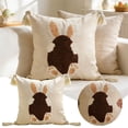 thumbnail image 2 of zhangmingg Easter Embroidery Decorative Pillow Cover Farmhouse Holiday for Spring Home, 2 of 6