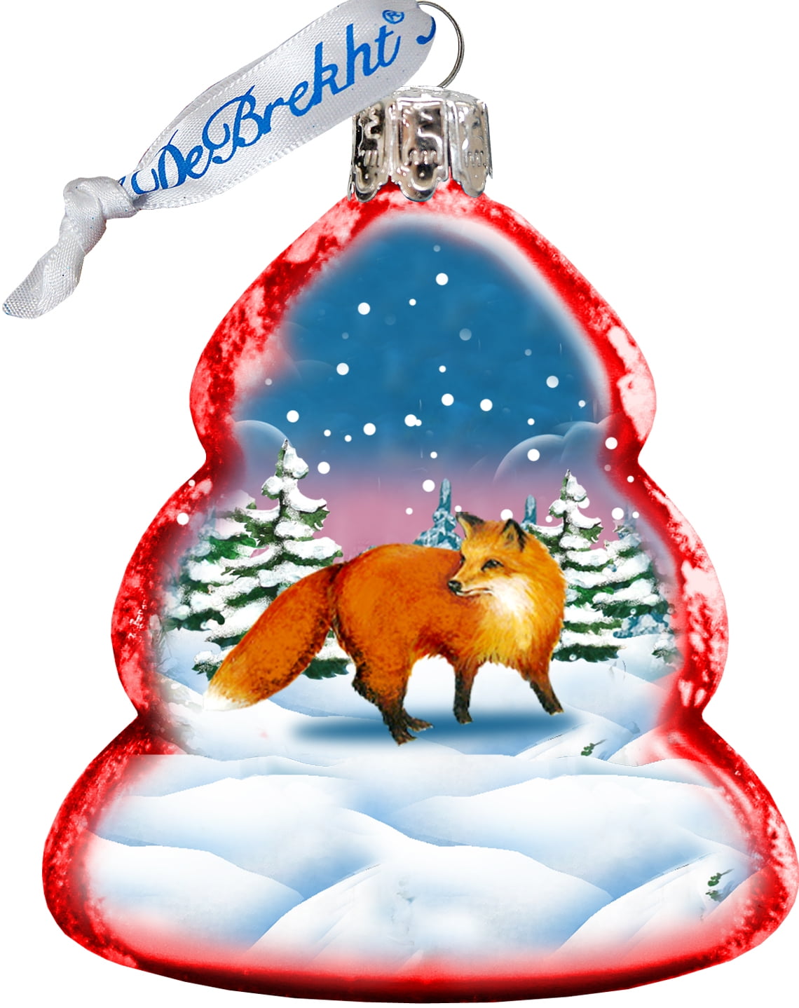 GDeBrekht 771029 Fox Glass Ornament