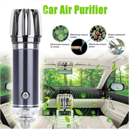 2018 NEW Car Air Purifier, Lightsmax Car Air Freshener and Ionic Air Purifier | Remove Dust, Pollen, Smoke and Bad Odors - Available for Your Auto or RV (Best Way To Purify The Air In Your Home)