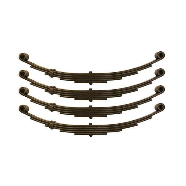 LIBRA Trailer Leaf Spring 5 Leaf Double Eye 3000 Cap for 6000 6K Axle