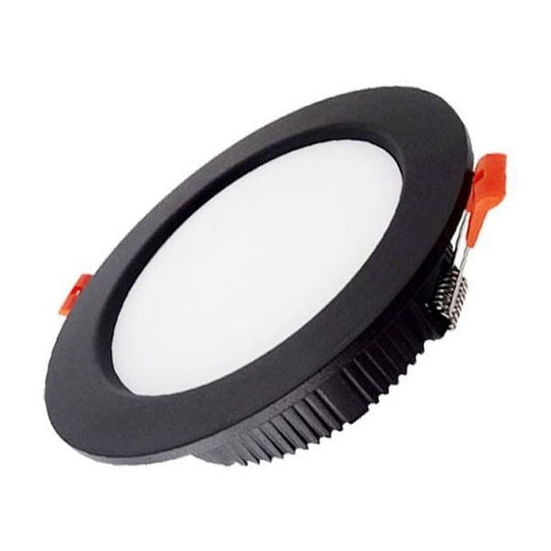 Downlight LED con moldura ultrafina, diseño resistente al fuego para una instalación segura en lugares húmedos, ahorro de energía con controlador de alta eficiencia, certificado e ideal para varios