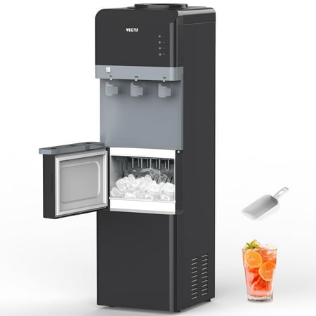 VECYS Hot Water Dispenser with Ice Maker, 27LBS Daily Ice & Child Lock