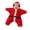 Red, variant on GiLiling Baby Santa Claus Starfish Hooded Onesie for Boys Girls, Fleece Jumpsuit, Infant Outfit Newborn Holiday Photo Prop Sleep Sack