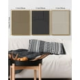 thumbnail image 3 of Drsoum Minimalist Abstract Wall Art Modern Line Decor Geometric Artwork Kitchen Dining Room 11x14in3pcs Natural Framed, 3 of 5