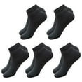 thumbnail image 1 of Guardurnaity 5a de calcetines tobilleros cortos transpirables para hombres talla única para todos los calcetines cortos calcetines masculinos Medias, 1 of 6
