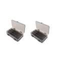 thumbnail image 1 of Greeniant 2 uds caja de señuelos de pesca caja de señuelos cajas de almacenamiento organizador accesorios herramienta útil gran capacidad Pescar Gris, 1 of 6